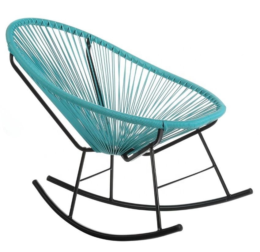 Hotsales acapulco outdoor rattan wicker chair special model rocking acapulco chair