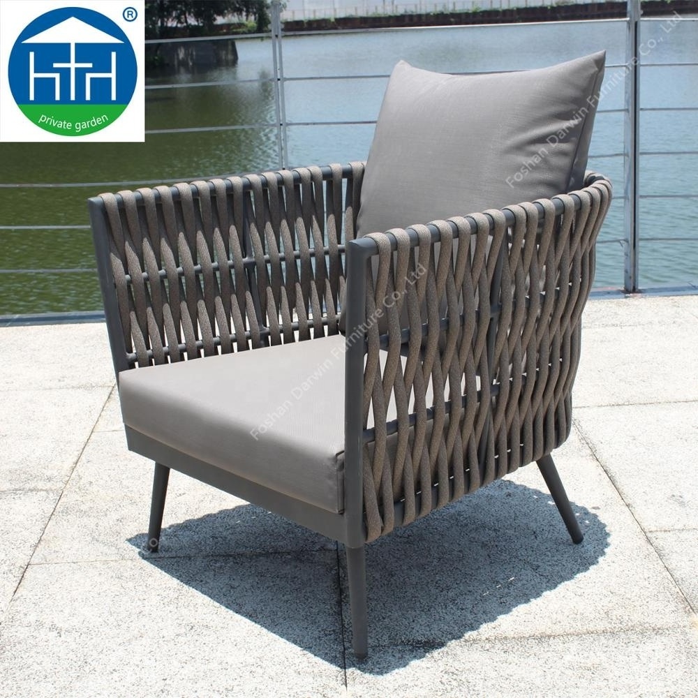 Popular garden furniture rope outdoor furniture rattan wicker setting sofa patio outdoor couch