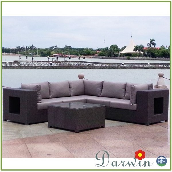 Cozy outdoor garden sectional furniture wholesale outdoor garden patio sofa set