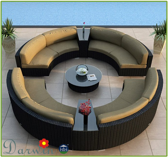 Modern design rattan garden furniture outdoor