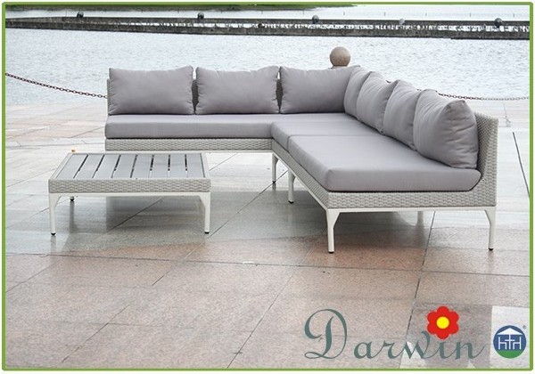 Rattan garden furniture commerical rope sofa chair sets modern rattan outdoor furniture sofa