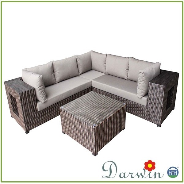 Cozy outdoor garden sectional furniture wholesale outdoor garden patio sofa set