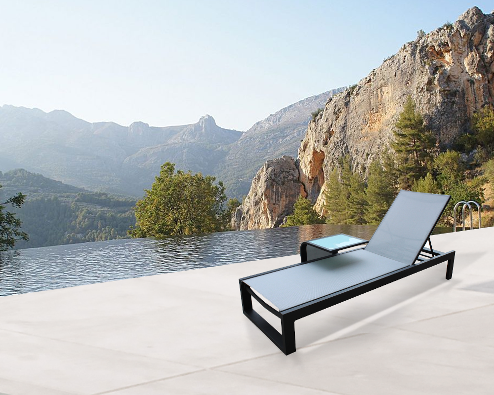 Wholesale modern garden outdoor patio garden furniture sun pool side lounger chaise lounge chair