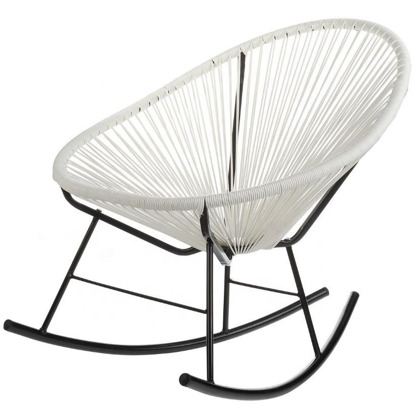 Hotsales acapulco outdoor rattan wicker chair special model rocking acapulco chair