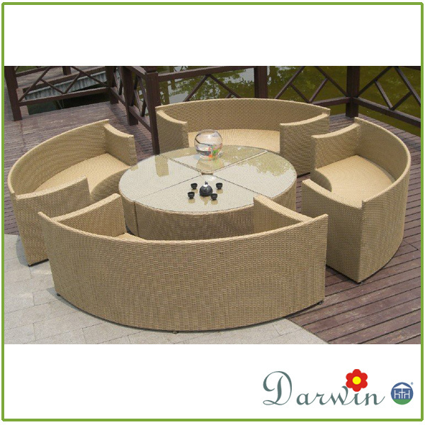 Modern design rattan garden furniture outdoor