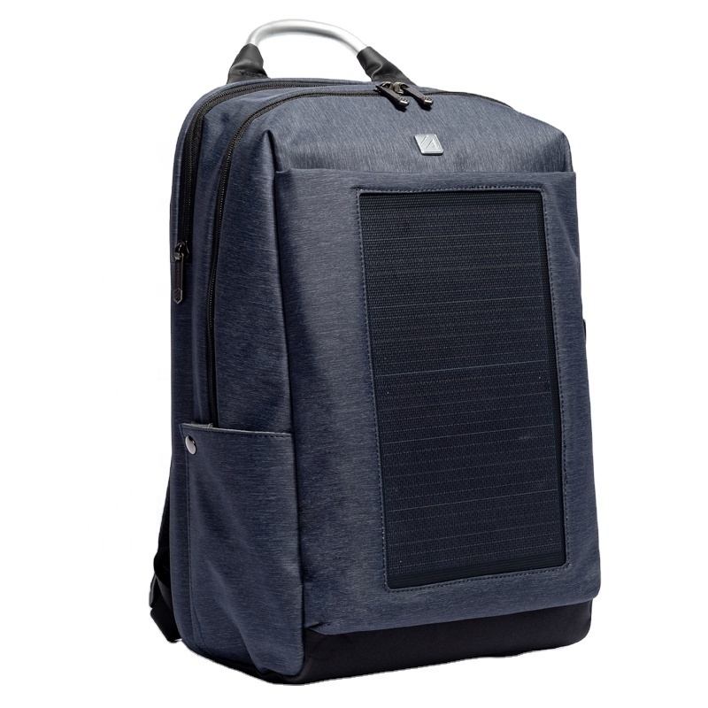 Unisex Fashion Polyester Solar Panel Backpack Folding Solar Bag for Tourism Light Solar Panel Power Charging Sport Backpack