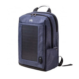 Portable popular school bag waterproof solar panels backpack with solar charger