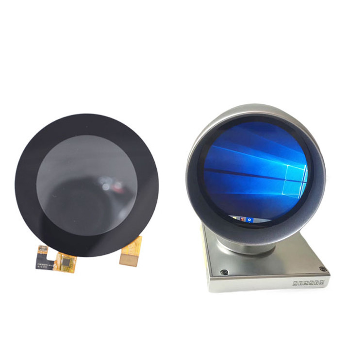 2.1 inch round lcd display  screen micro lcd display 320*320dots touch panel optional DAS