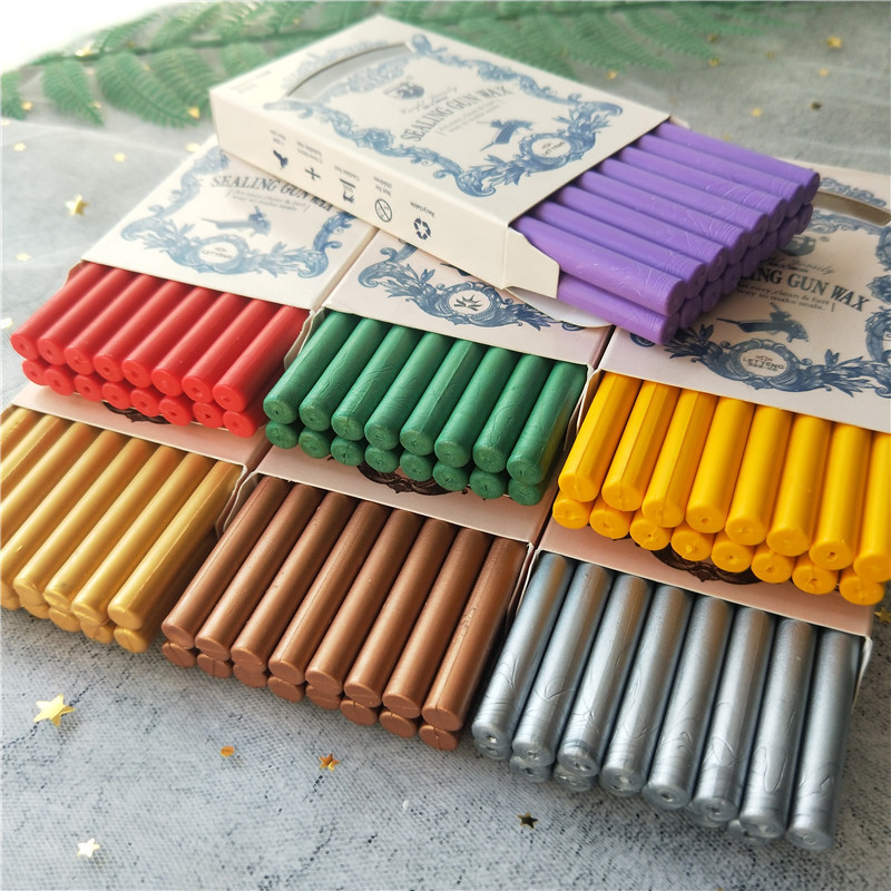 DIY STAMP Wax Sticks for Melting Glue Gun Sealing Wax Sticks Wedding Party Invitation Sealing Wax for Fashion Gift Decoration