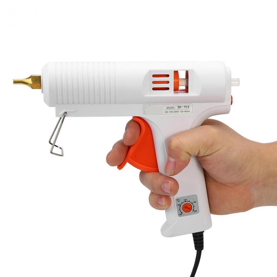 Hot Melt Glue Gun Adjustable Constant Temperature Hot Glue Gun 11mm Diameter Glue Gun Sticks Home Craft Repair Tools 110W