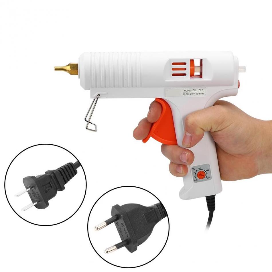 Hot Melt Glue Gun Adjustable Constant Temperature Hot Glue Gun 11mm Diameter Glue Gun Sticks Home Craft Repair Tools 110W