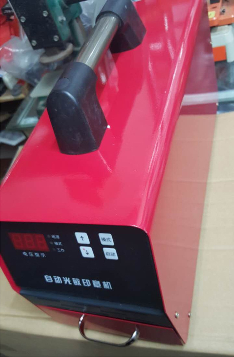 Factory Full logo date permanent make up Automatic seal Rubber making Photosensitive flash stamp machine for sale