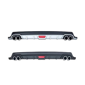 Dasener Factory Car Protector Rear Diffuser Black Glossy Universal Rear Bumper Lip Rear Diffuser Universal For All Car Model