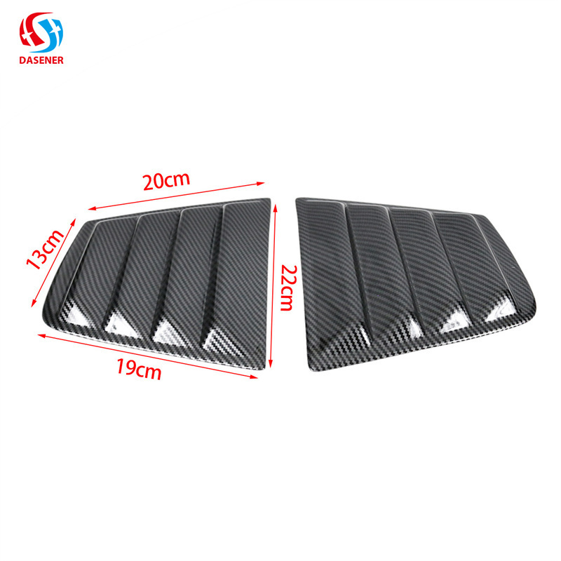 DASENER New Style Car window Shutters for dodge charger 2015-2021