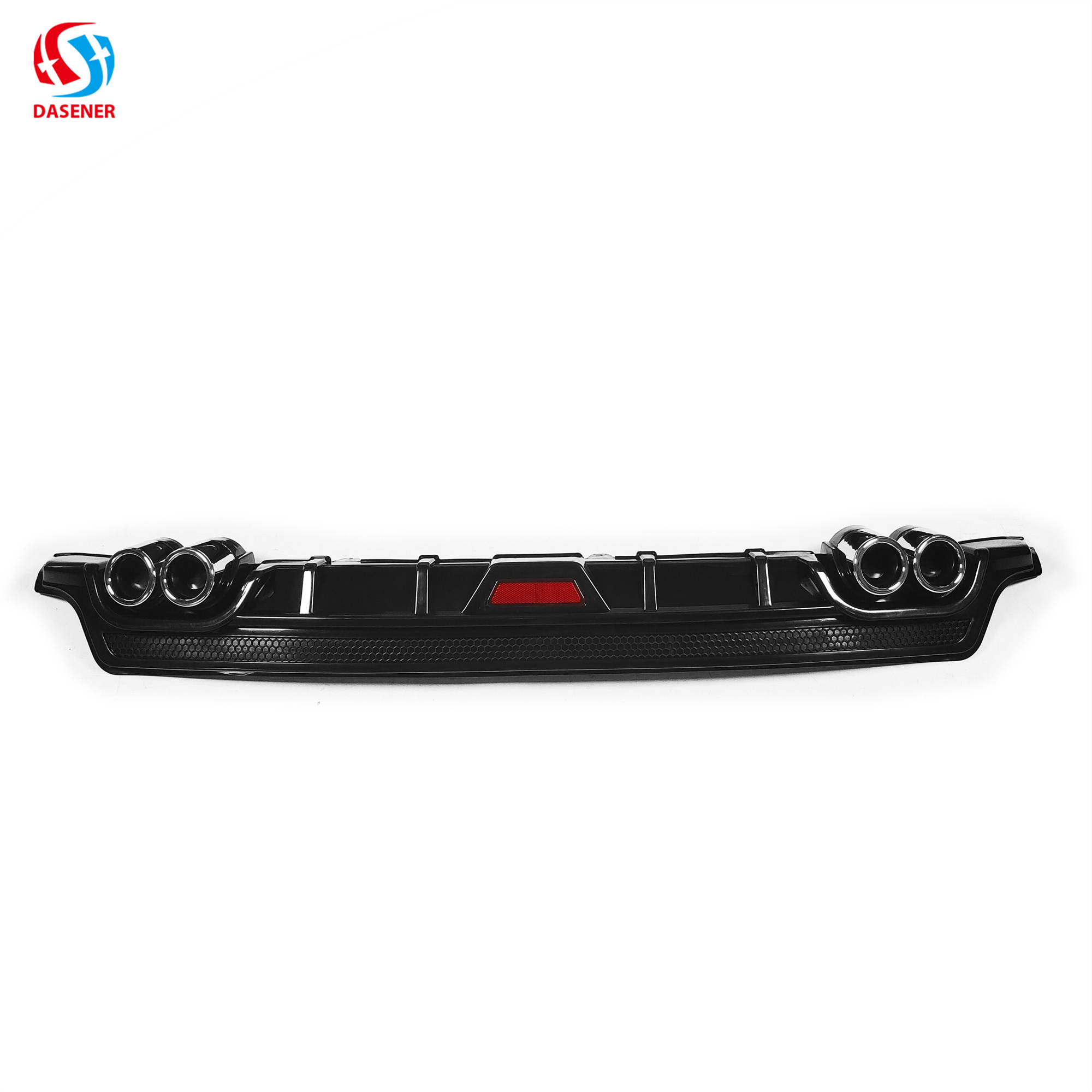 Dasener Factory Car Protector Rear Diffuser Black Glossy Universal Rear Bumper Lip Rear Diffuser Universal For All Car Model