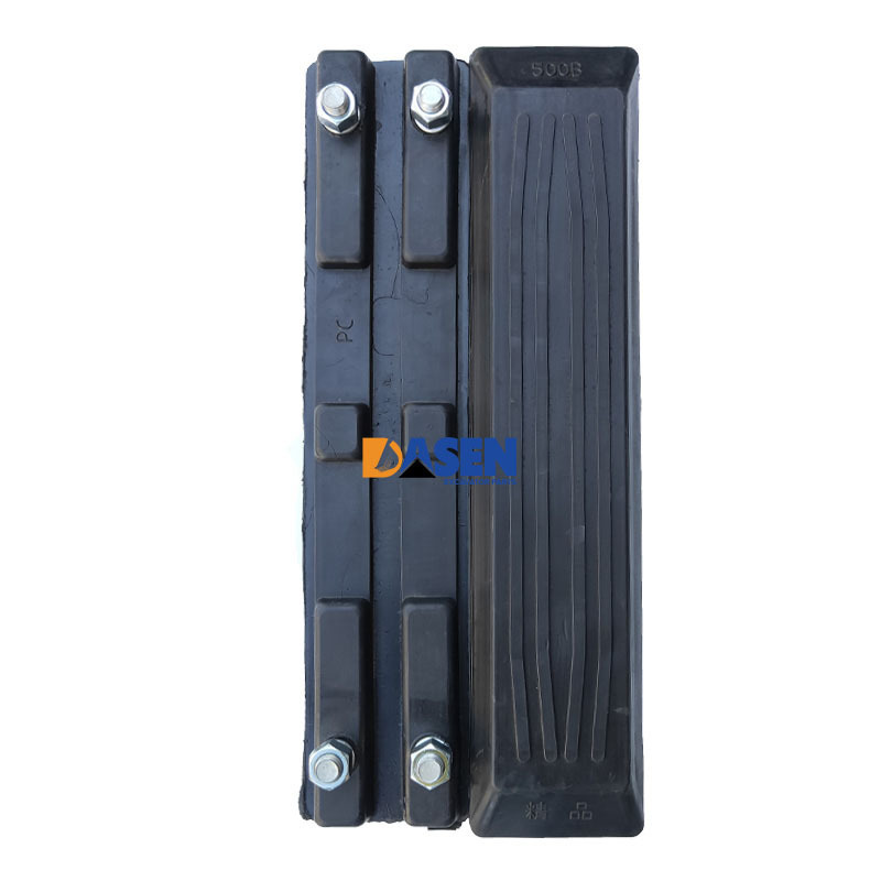 500MM Excavator Dozer Track Link Assy Rubber Track Shoe Assembly Rubber Crawler Track