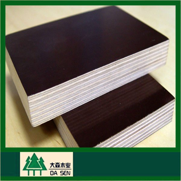 Construction shuttering board phenolic melamine black finger Joint recycled wood core Plywoods