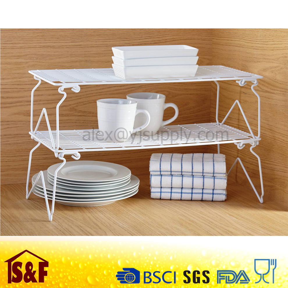 Multi-function Cabinet and Countertop Rectangular Stacking Storage rack Shelf Large Size for kitchen bathroom