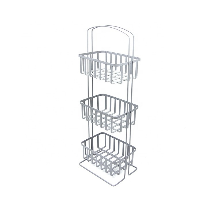 Best selling Wall shelf Corner Storage Rack 3 tier standing storage Rack for Bathroom