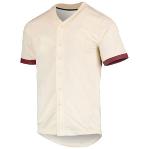 Wholesale Custom Logo Sportswear Baseball Jersey For Sale Professional Button Down Baseball Jersey & shirt