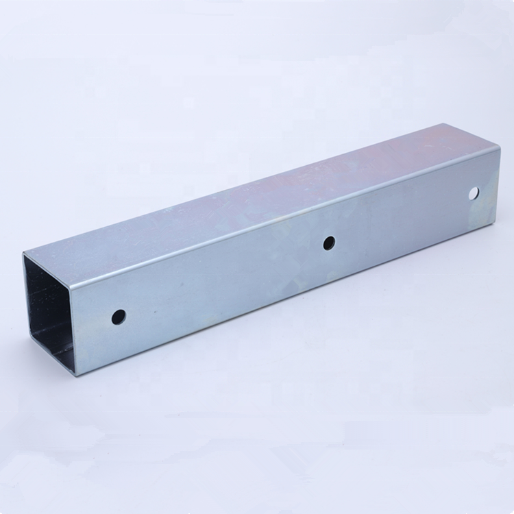 Custom steel square tube mounting bracket with galvanized as per design