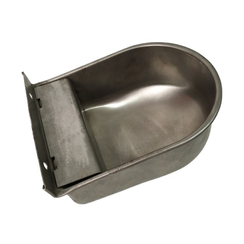 customized stainless steel galvanized steel animal drinking water bowl for cattle