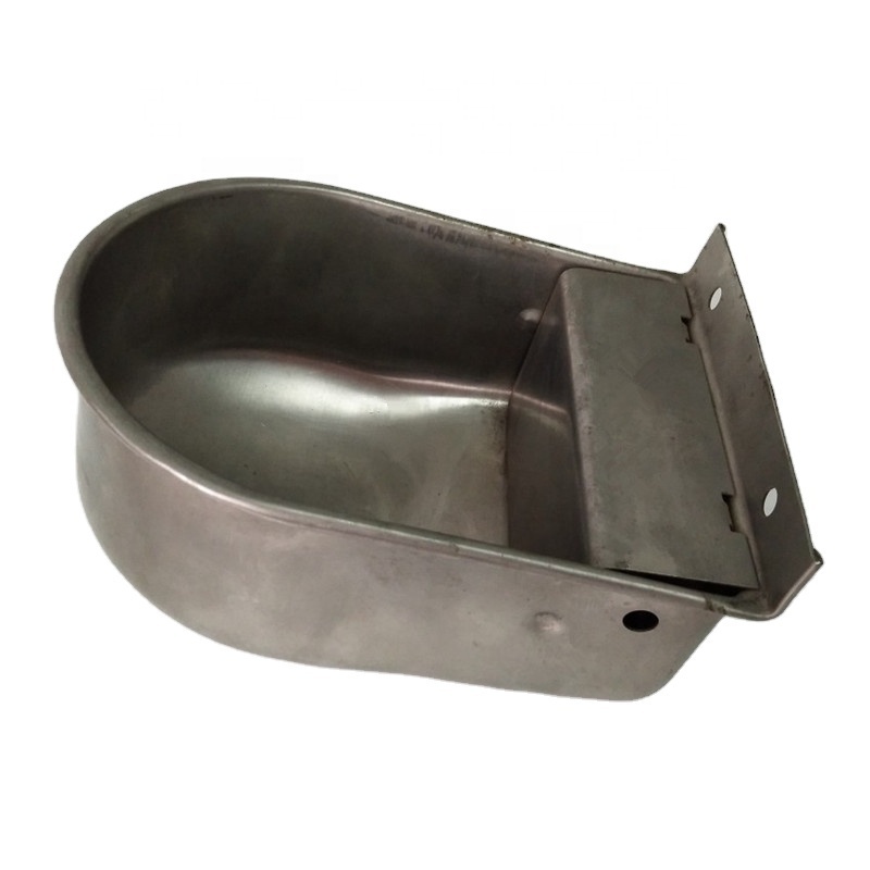 customized stainless steel galvanized steel animal drinking water bowl for cattle