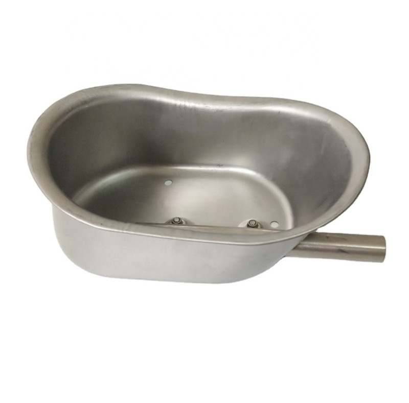 Stainless steel drinking bowl oval automatic drinking fountain piglet drinking trough for pigs