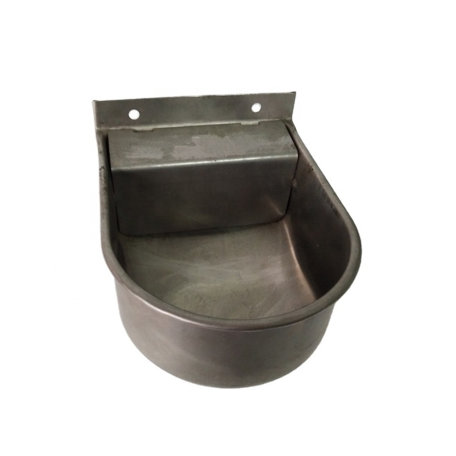 customized stainless steel galvanized steel animal drinking water bowl for cattle