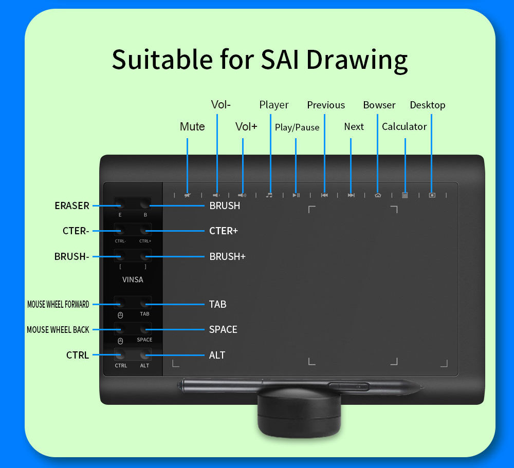 New Products Easy To Carry Art Digital netcbook Graphic Signature Tablet Writing Pad Drawing Pen Tablet