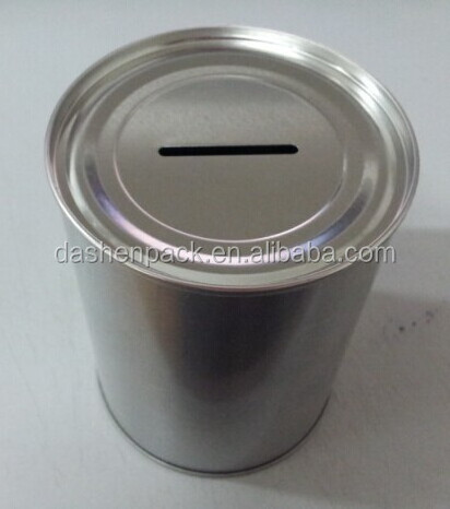 Metal Money Box Factory Custom Coin Bank Tin Box Money Saving Bank Tin Piggy Bank Box