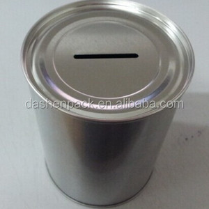 Metal Money Box Factory Custom Coin Bank Tin Box Money Saving Bank Tin Piggy Bank Box