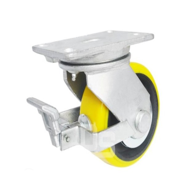 heavy duty 10 inch caster shipping container  castor wheel with lock