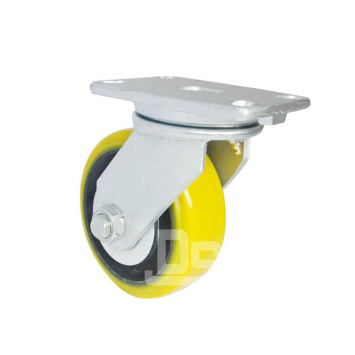 Caster Manufacturer for 1000 kg cast iron Polyurethane  swivel with locking brake castor wheel