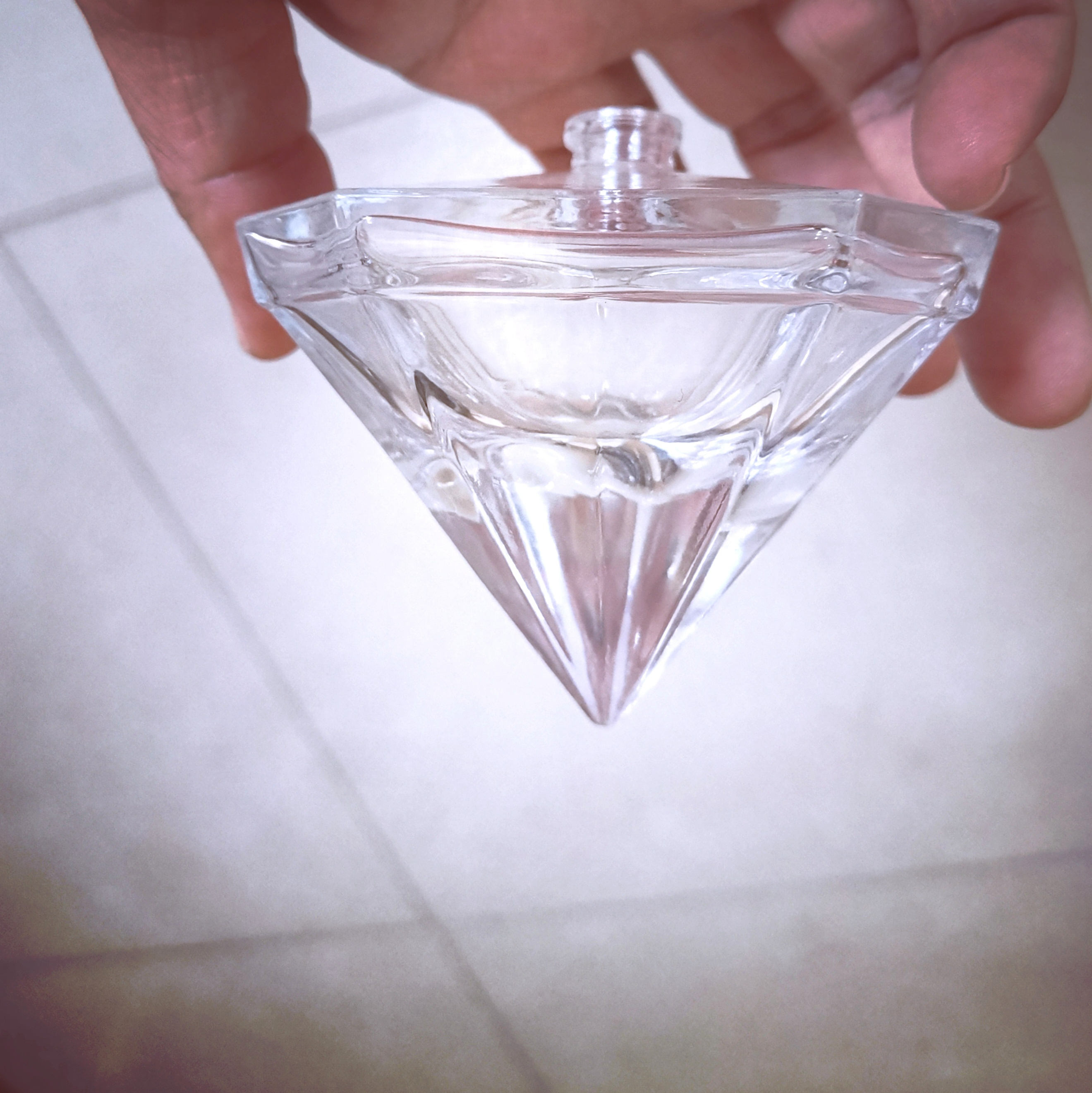 Fancy Crystal 100ml Egyptian Antique Luxury Creative Arabic Pyramid Glass Perfume Bottle