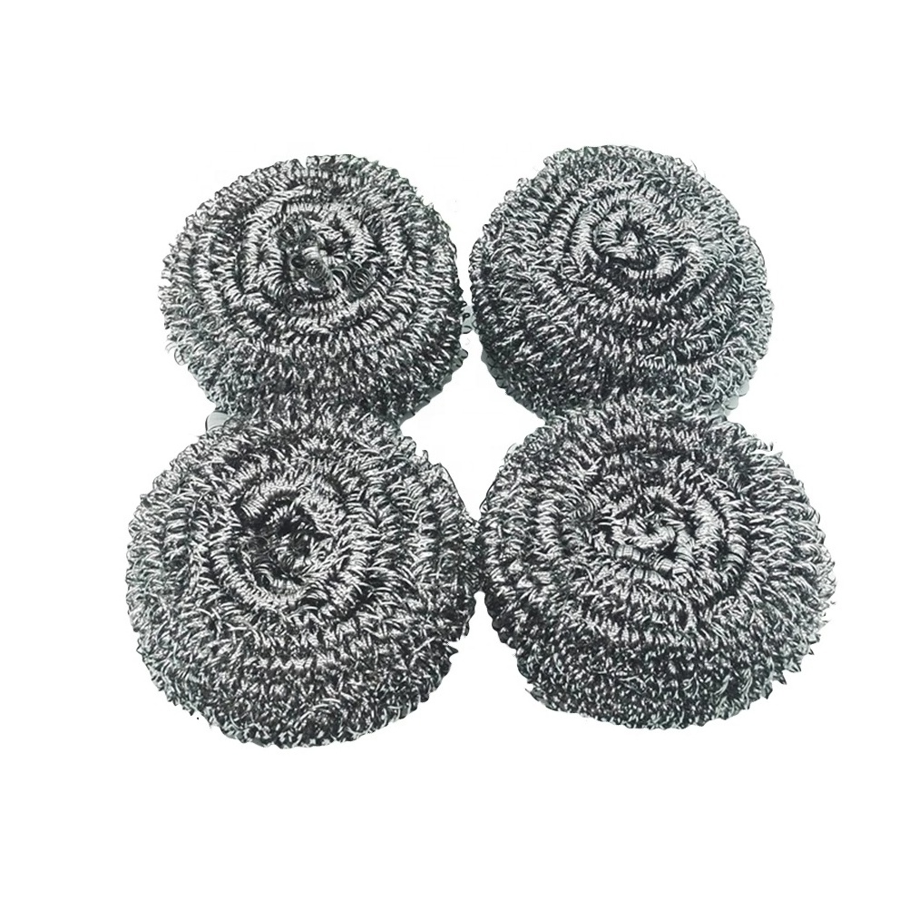 pot clean Ball kitchen steel wool metal dish washing wire ss 410 stainless steel scourer for dish washing Ball