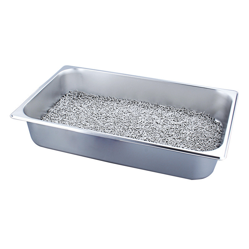 Stainless Steel Litter Box for Cat and Kitten Easy to Clean for Cat and Rabbit