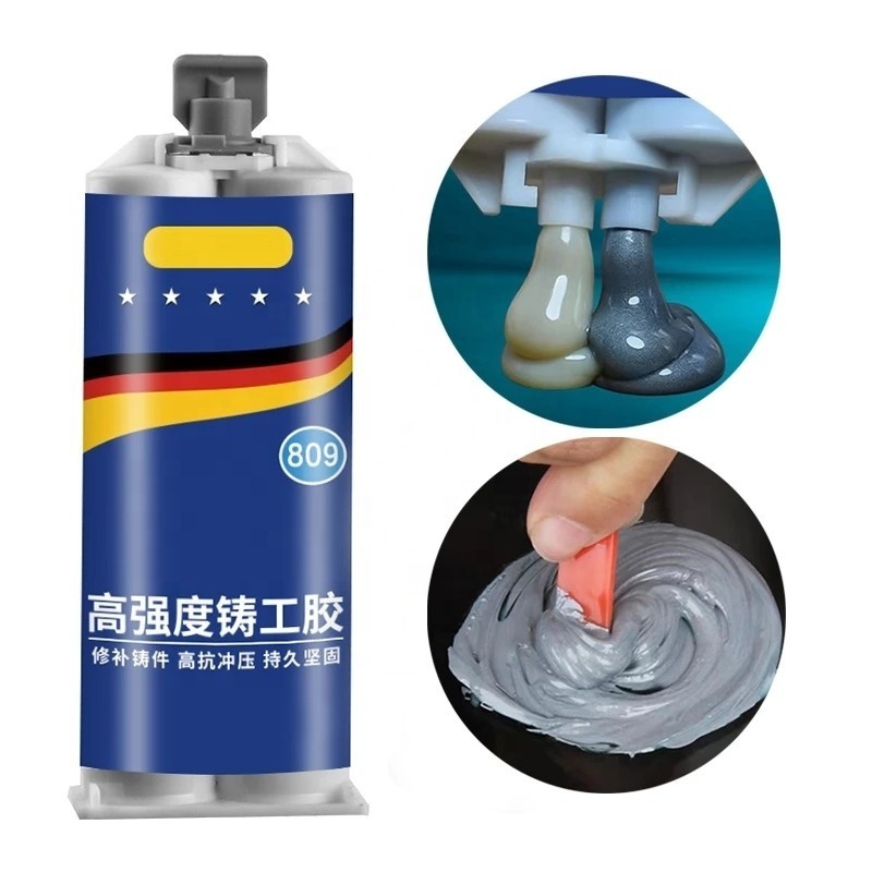 Extrusion Metal Repair Adhesive Industrial High Strength Bonding Sealant Weld Seam Metal Repair Agent Strong Casting AB Glue