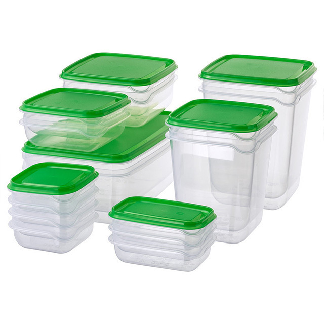 Amazon Hot Pantry Organizers 17 Pack Airtight Plastic Cereal Container Box Food Storage Containers Sets For Sugar Dry Food