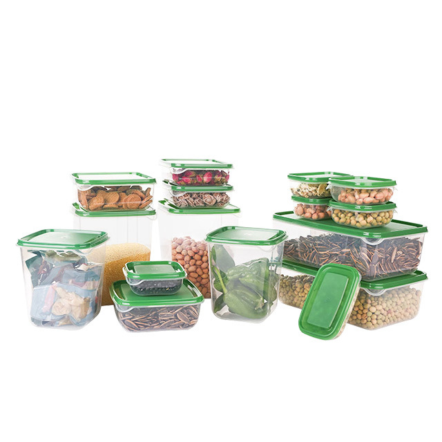 Amazon Hot Pantry Organizers 17 Pack Airtight Plastic Cereal Container Box Food Storage Containers Sets For Sugar Dry Food