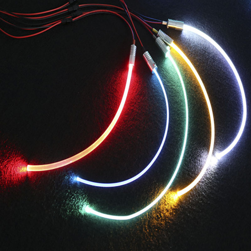 Optic Fiber Cable single color 1.5W DC 12V LED Light Source engine