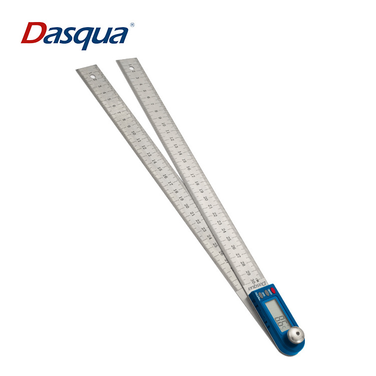 Dasqua High Quality 0-200mm 0-360 Degree Electronic Inclinometer Angle Finder Ruler Digital  Level Angle Ruler Protractor