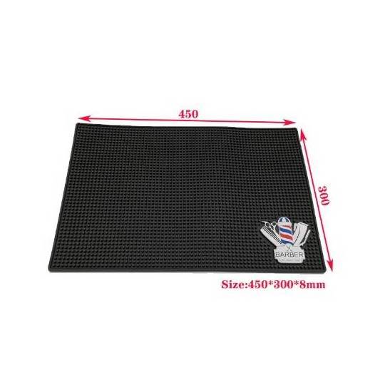 Top Quality Suppliers Heat-Resistant Rubber Barbershop Anti-Slip Pad Salon Table Rubber Barber Mat Work Station