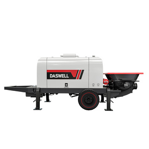 Daswell mobile trailer concrete pump diesel