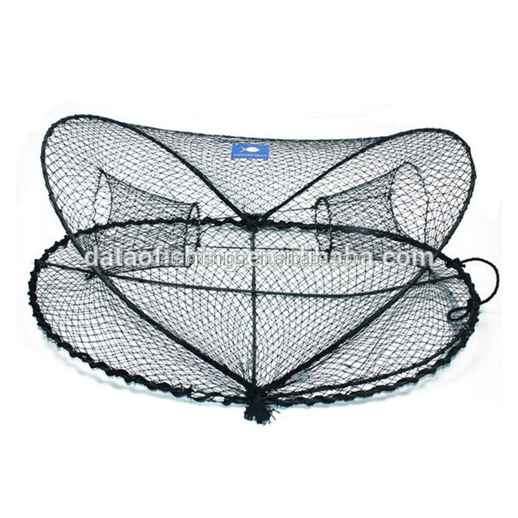 Folding fishing oval opera house crab pot trap