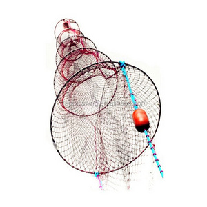 Good Quality Aquaculture Traps Square Folding Crab Cage Lobster Shrimp Trap  Fyke nets for sale