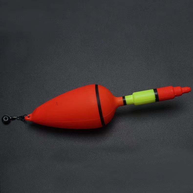 Wholesale pole float red flag float ball float big belly drift rock fishing float high buoyancy plastic drift