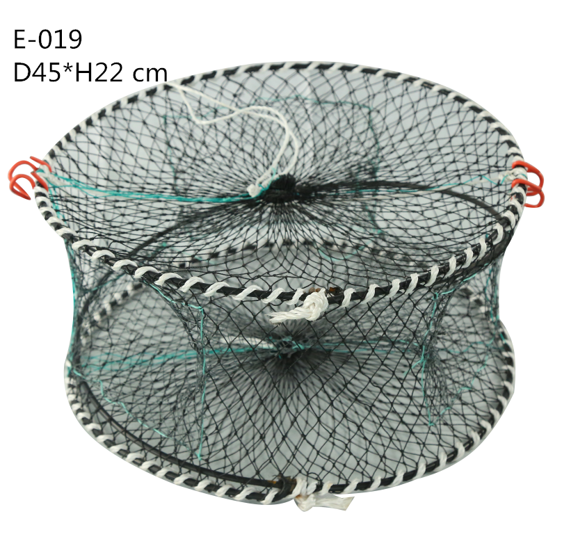 King crab net cage Durable Big  Pots Snow Crab Trap Professional folding Crab Pot fish traps