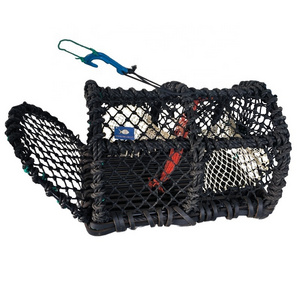 fish trap heavy duty  crab trap for king crab fishing trap with PE fish net 24.4*18*15.2 inch crab cage