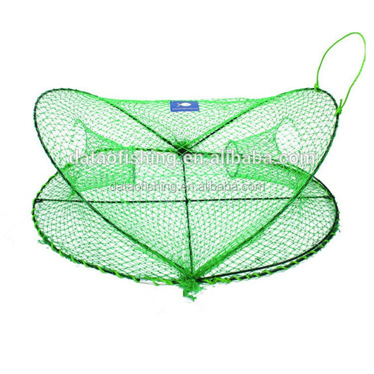 Folding fishing oval opera house crab pot trap